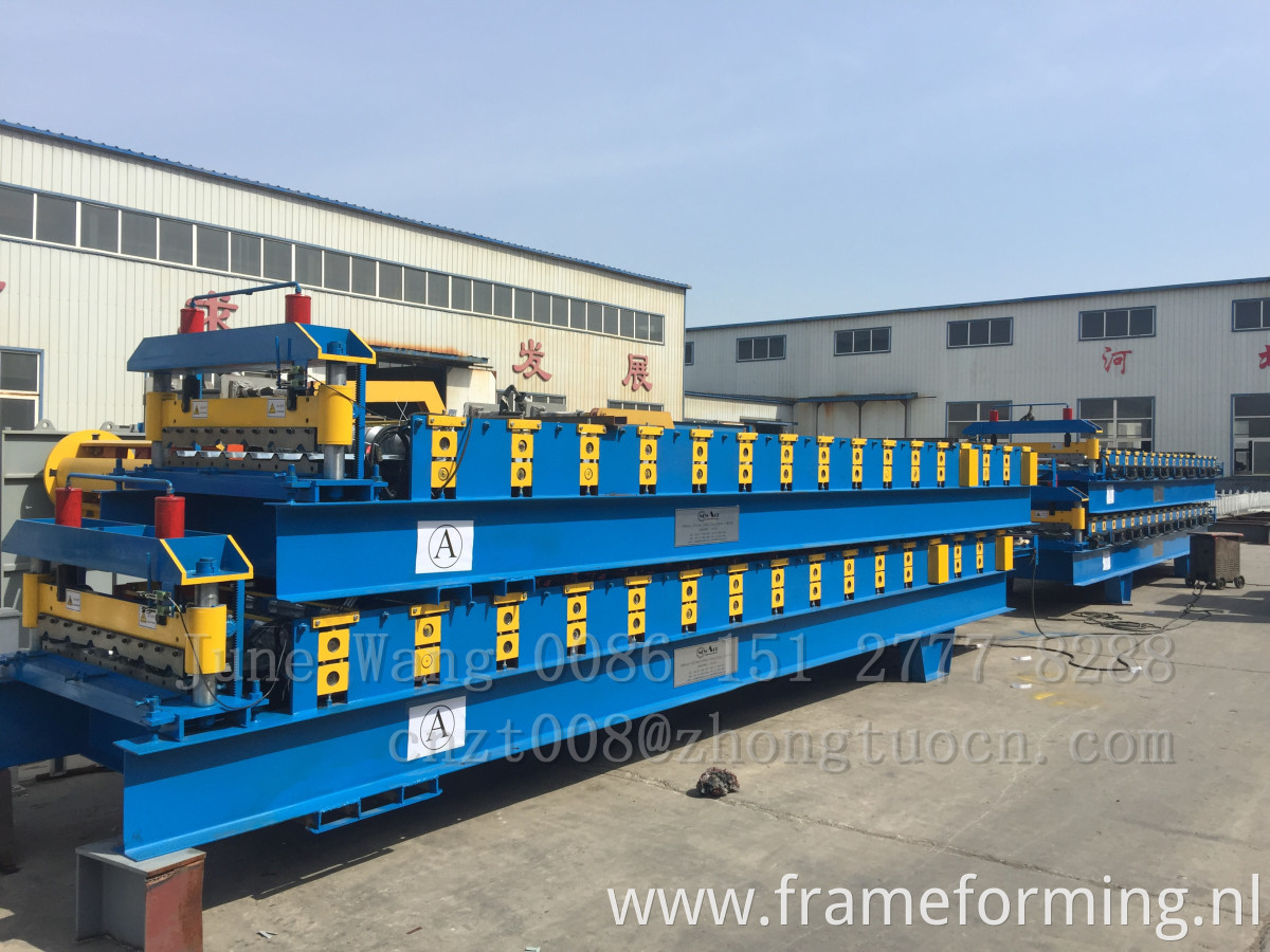 roof and wall panel machine